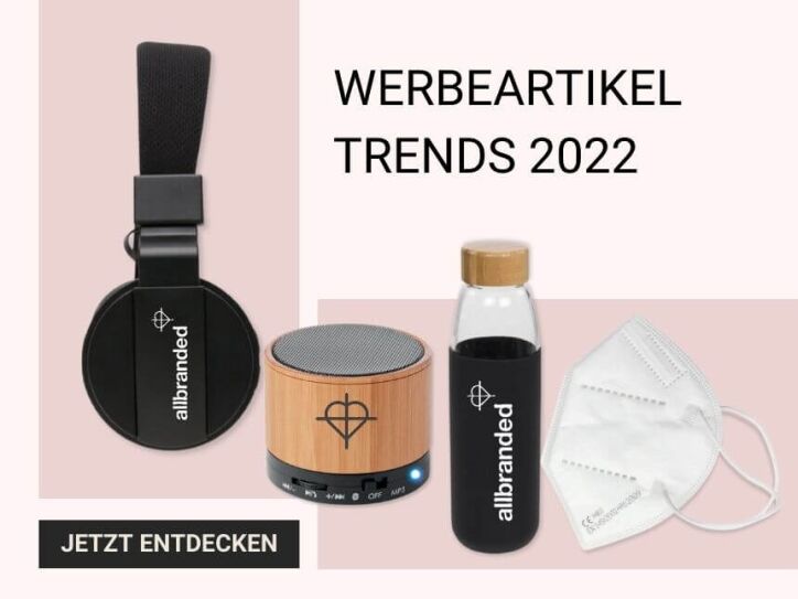 Werbeartikel Trends für 2022 allbranded