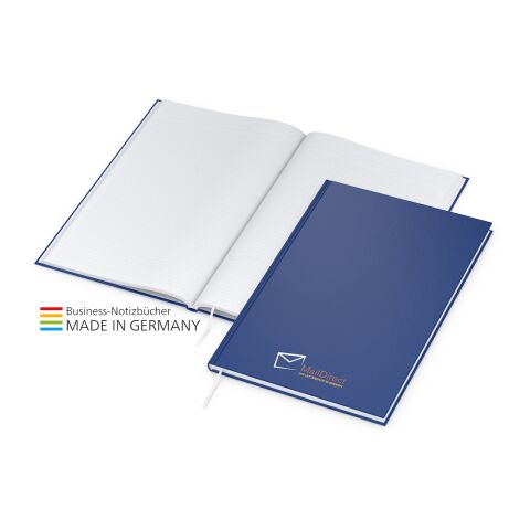 Note-Book x.press marineblau | A4 | 2-farbiger Siebdruck-Digital