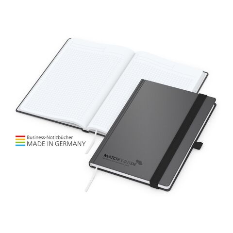 Vision-Book White Bestseller inkl. Prägung anthrazit | A5 | Schwarz-glänzende Prägung | schwarz-glänzend