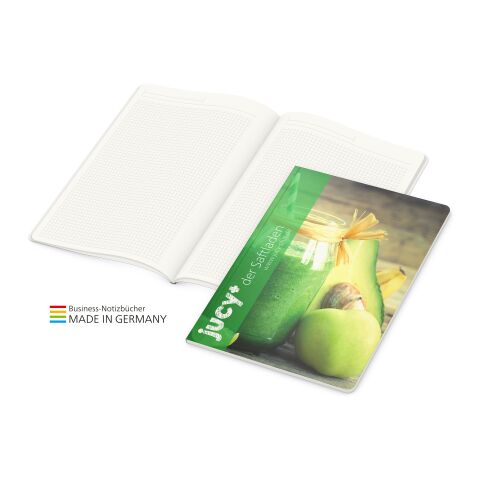 Copy-Book White green+blue A4 | ohne Werbeanbringung