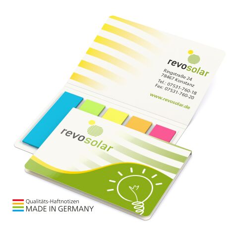 Memo-Card Papiermarker green+blue Nicht verfügbar | ohne Werbeanbringung | ohne Werbeanbringung
