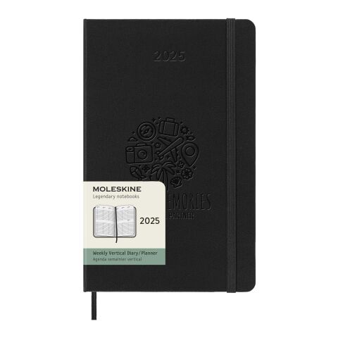 Moleskine Hardcover 12 Monate Wochenkalender L vertikal Standard | Schwarz | ohne Werbeanbringung | Nicht verfügbar | Nicht verfügbar