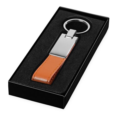 Corsa Gurt-Schlüsselanhänger Standard | orange-silber | ohne Werbeanbringung | Nicht verfügbar | Nicht verfügbar