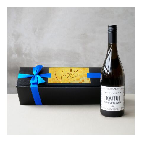 Kaitui Sauvignon Blanc in edler Geschenkbox ohne Werbeanbringung | Blaue Schleife