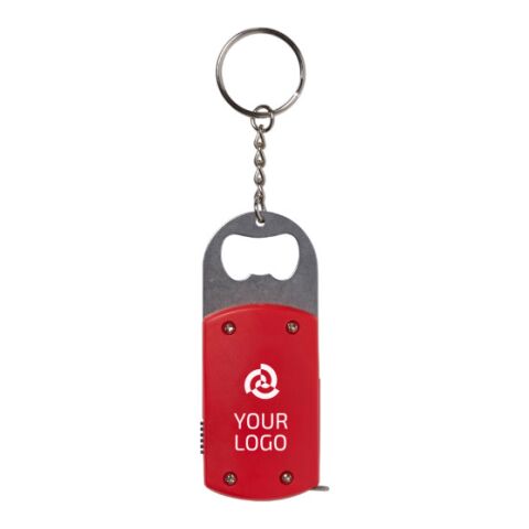 Schlüsselanhänger &#039;3 in 1&#039; aus Kunststoff Rot | ohne Werbeanbringung | Nicht verfügbar | Nicht verfügbar