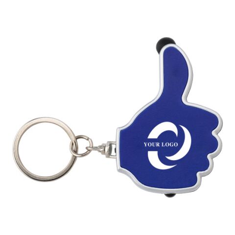 Schlüsselanhänger &#039;Like it&#039; aus ABS-Kunststoff Blau | ohne Werbeanbringung | Nicht verfügbar | Nicht verfügbar