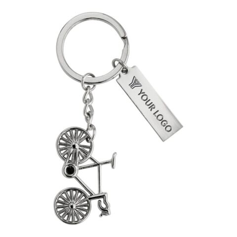 Schlüsselanhänger &#039;Mountain&#039; aus Metall Silber | ohne Werbeanbringung | Nicht verfügbar | Nicht verfügbar