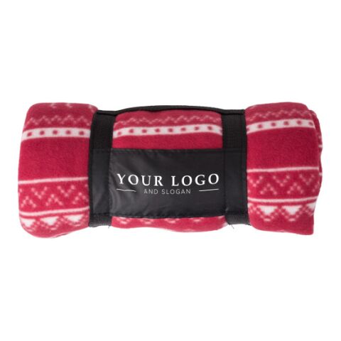 Decke &#039;Snuggle&#039; aus Fleece Rot | ohne Werbeanbringung | Nicht verfügbar | Nicht verfügbar