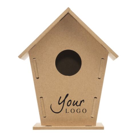 Vogelhaus &#039;Bird&#039;, Bausatz aus Holz Braun | ohne Werbeanbringung | Nicht verfügbar | Nicht verfügbar