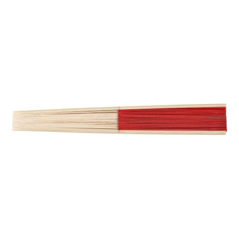 Handfächer aus Bambus Elio Rot | ohne Werbeanbringung | Nicht verfügbar | Nicht verfügbar
