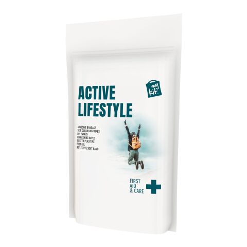 MyKit Active Lifestyle Erste-Hilfe in Papiertasche Standard | weiß | ohne Werbeanbringung | Nicht verfügbar | Nicht verfügbar