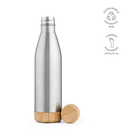 Congo Trinkflasche recy. Edelstahl 780 ml  Silber | 780 ml | ohne Werbeanbringung