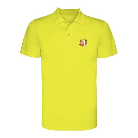 Monzha Sport Poloshirt für Kinder Standard | Fluor Yellow | 12 | ohne Werbeanbringung | Nicht verfügbar | Nicht verfügbar | Nicht verfügbar