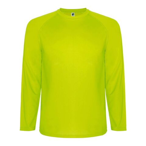 Montecarlo Langarm-Sport-Shirt für Kinder Standard | Fluor Yellow | 4 | ohne Werbeanbringung | Nicht verfügbar | Nicht verfügbar | Nicht verfügbar