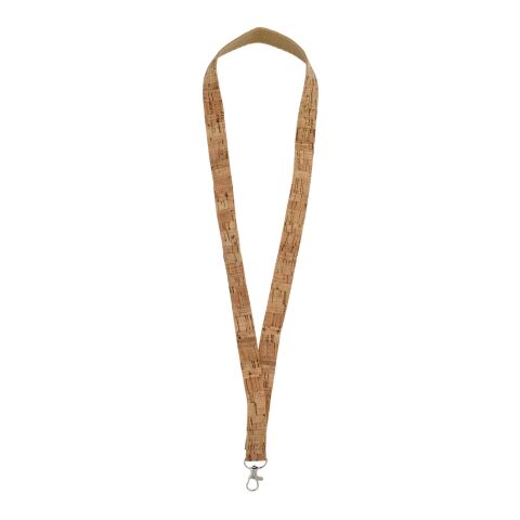 Kork-Lanyard Natur | ohne Werbeanbringung