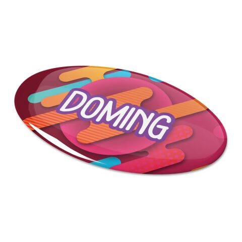 Doming Oval 60x35 mm Weiss | ohne Werbeanbringung | Nicht verfügbar | Nicht verfügbar | Nicht verfügbar