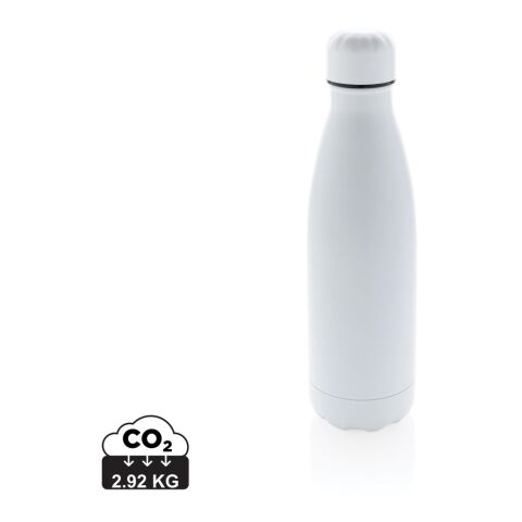 Einfarbige Vakuumisolierte Stainless Steel Flasche weiß | ohne Werbeanbringung | Nicht verfügbar | Nicht verfügbar
