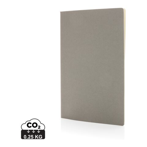 A5 FSC® Softcover Notizbuch grau | ohne Werbeanbringung | Nicht verfügbar | Nicht verfügbar