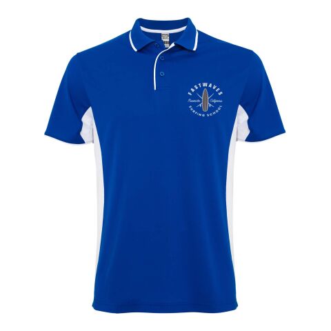Montmelo Sport Poloshirt Unisex Standard | royalblau-weiß | S | ohne Werbeanbringung | Nicht verfügbar | Nicht verfügbar | Nicht verfügbar