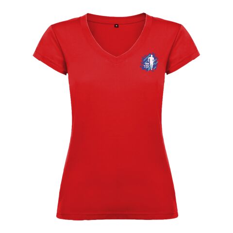 Victoria T-Shirt mit V-Ausschnitt für Damen Standard | rot | M | ohne Werbeanbringung | Nicht verfügbar | Nicht verfügbar | Nicht verfügbar