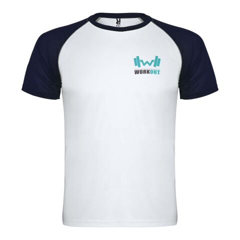 Indianapolis T-Shirt Unisex aus recyceltem Material Standard | weiß-Navy Blue | XL | ohne Werbeanbringung | Nicht verfügbar | Nicht verfügbar | Nicht verfügbar