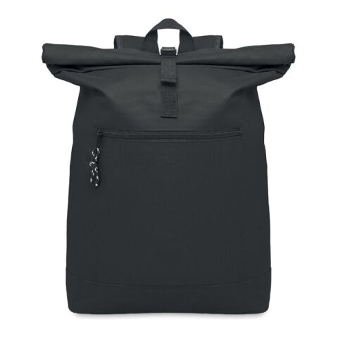 Rolltop-Rucksack 600D schwarz | ohne Werbeanbringung | Nicht verfügbar | Nicht verfügbar | Nicht verfügbar