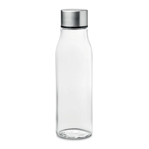 Trinkflasche Glas 500 ml mit Aluminium Verschluss transparent | ohne Werbeanbringung | Nicht verfügbar | Nicht verfügbar | Nicht verfügbar