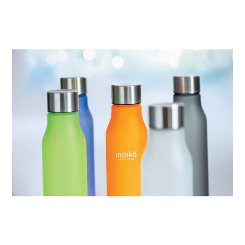 Trinkflasche RPET 600ml transparent-weiß | ohne Werbeanbringung | Nicht verfügbar | Nicht verfügbar
