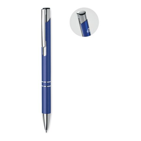 Kugelschreiber recyceltes Alu &#039;Dona&#039; königsblau | ohne Werbeanbringung | Nicht verfügbar | Nicht verfügbar