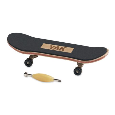 Finger-Skateboard aus Holz holzfarben | ohne Werbeanbringung | Nicht verfügbar | Nicht verfügbar