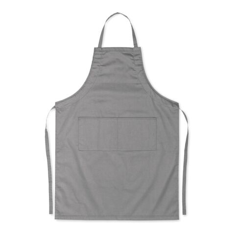 Küchenschürze mit 2 Fronttaschen grau | ohne Werbeanbringung | Nicht verfügbar | Nicht verfügbar | Nicht verfügbar