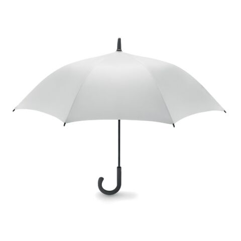 Automatik Regenschirm Luxus gebogener Griff weiß | ohne Werbeanbringung | Nicht verfügbar | Nicht verfügbar | Nicht verfügbar
