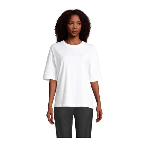 BOXY WOMEN T-SHIRT OVERSIZE Neon Sortiment | XS | 1-farbiger Siebdruck | Vorderseite | 280 mm x 400 mm | Nicht verfügbar