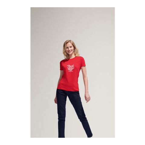 IMPERIAL WOMEN T-Shirt 190g apfelgrün | XXL | 1-color Siebdruck | Rechter Arm | 100 mm x 70 mm | Nicht verfügbar