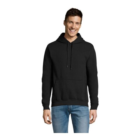 SLAM Unisex Hoodie schwarz | XS | 1-farbiger Siebdruck | Rückseite | 280 mm x 400 mm | Nicht verfügbar