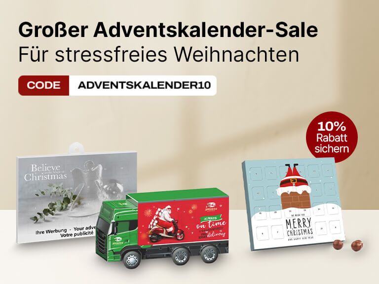 10% Rabatt auf Adventskalender