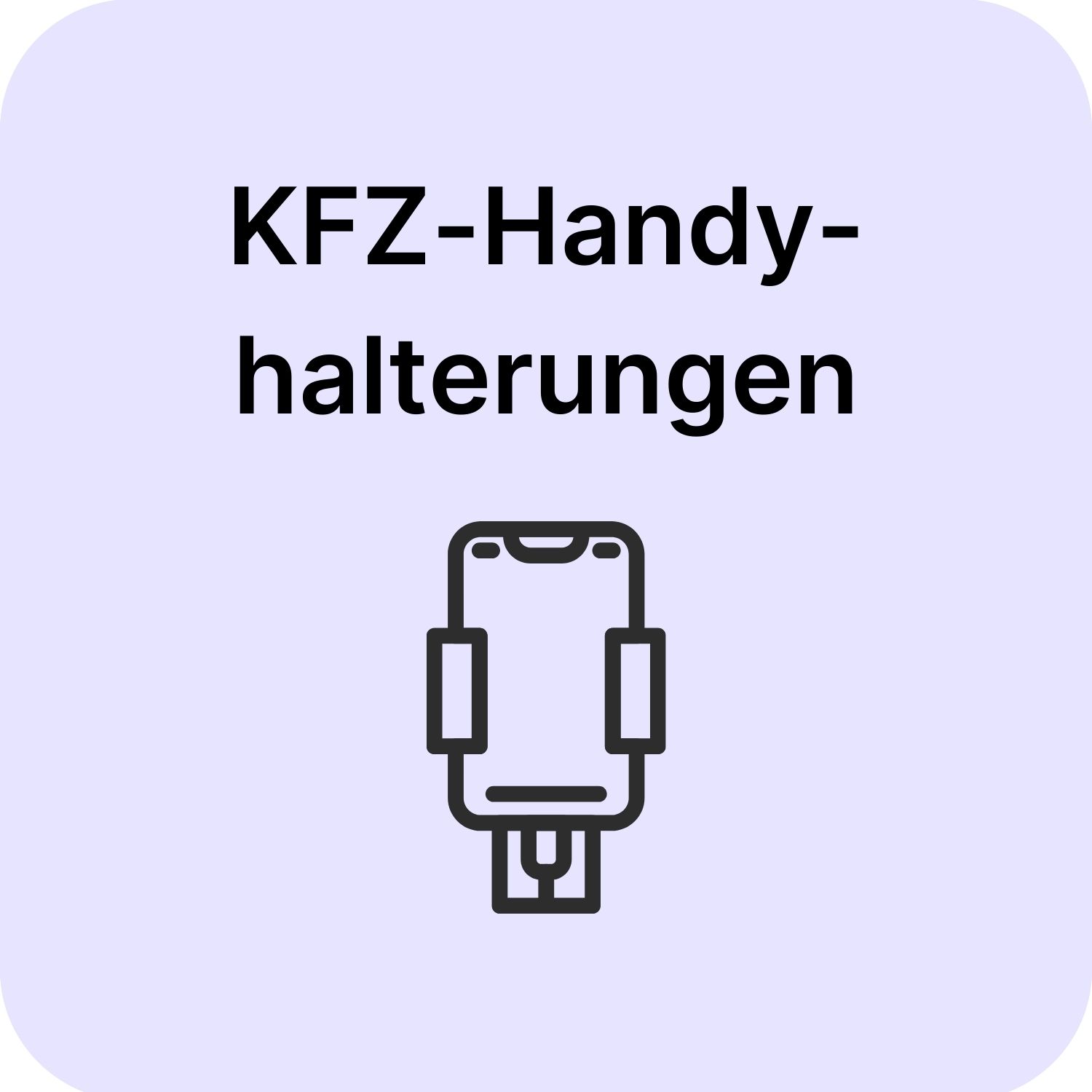 Auto Kfz Handyhalterung mit Induktionsladegerät als Werbeartikel