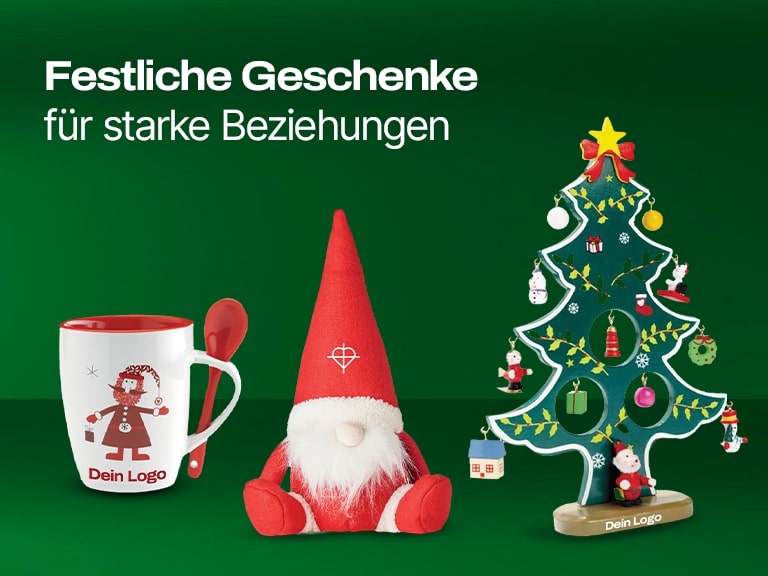 Werbeartikel zu Weihnachten bedrucken